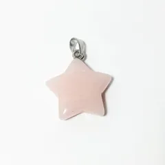 ビーズクラブ ペンダントトップ 蛍光石 星 スター ピンク 27mm １個 ネックレス ペンダント ピアス 装飾 チャーム