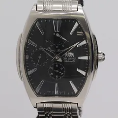 新品同様 稼働 オリエント CEZAB004B AT/自動巻 クロノグラフ ブラック文字盤 メンズ腕時計 5665000 1APT ABC18009 KMT