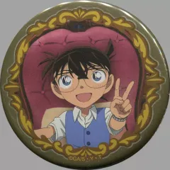 【中古】バッジ・ピンズ(キャラクター) 3.江戸川コナン(ソファ) 「名探偵コナン 缶バッジ」