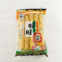 5点セット 旺旺仙貝 米菓 仙贝 お菓子 ワンワンせんべい スナック 膨化 仙貝 中国のお菓子 お煎餅 52g-5 52g
