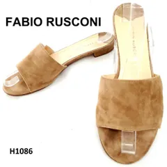 ファビオルスコーニ　ミュール　サンダル　イタリア製　ブラウン　37