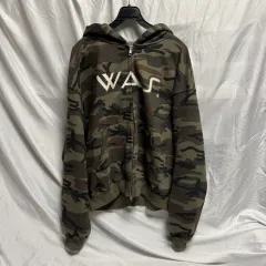 ワズ was カモフラ ジップアップ フーディー 1サイズ