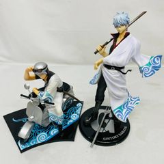 은혼 GEM 이치 반 쿠지 A 상 토 탄다 긴토쿠 스쿠터 피규어 2 체 정리 세트 / BANDAI Mega House