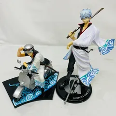 銀魂 G.E.M 一番くじ A賞 土反田銀時 スクーター フィギュア 2体 まとめ セット / BANDAI Mega House