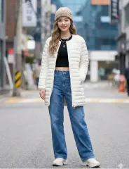 DISCOVERY 白 グースダウン 軽量ダウン_90