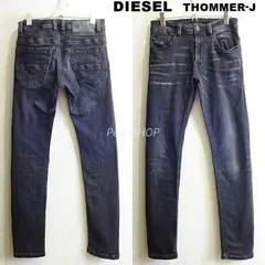 DIESEL　ディーゼル　THOMMER-J　レディース M 相当　強 ストレッチ　スリムデニム　ブラック　14Y