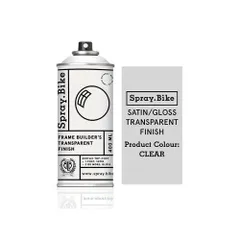 Spray.Bike スプレーバイク 塗装 カスタム スプレー P＆F クリア仕上げグロス クリアカラー 400ml