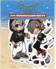 【中古】シール・ステッカー チームだるまいずごっど＆Cpt＆わいわい(Crazy Raccoon) ステッカーセット(11枚入り) 「CR FES 2025」