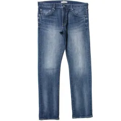 33-34 UNIQLO セルビッジデニムパンツ スリムスト 218