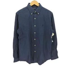 ポロラルフローレン POLO RALPH LAUREN CLASSIC FIT 同色 ポニー 刺繍 L/S ボタンダウン シャツ メンズ import：M 