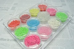 ブリオン 大 アソート ミックス ケース入り ラメ レジン ネイル ピアス イヤリング ビーズクラブ