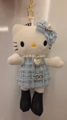 ハローキティ ぬいぐるみ キーホルダー ツイード ONE PIECE スタイル