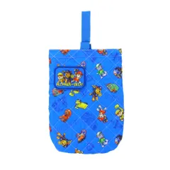 ☆ パウ・パトロール/ブルー4 ☆ キルトシューズケース 上履き入れ キッズ シューズケース シューズバッグ キルティング キャラクター グッズ キティ マイメロ リトルツインスターズ パウパトロール ピングー もちもちぱんだ 仮面ライダー