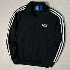 アディダス旧ファイヤーバード ブラック 검흰 ジャージ