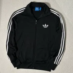 アディダス旧ファイヤーバード ブラック 검흰 ジャージ