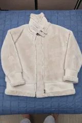 アイボリー ムートン ジャケット