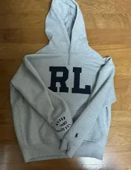 カシナxポロ ラルフローレン フーディー グレー m