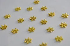 ビーズクラブ ロンデル メタルビーズ 舵 ゴールド 6mm 50個 金 ブレスレット ネックレス 金具 金属ビーズ パーツ