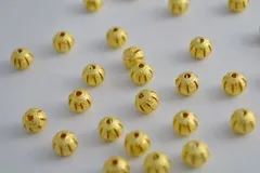 ビーズクラブ ロンデル メタルビーズ ボール 小 金 5.5mm 50個 ブレスレット ネックレス 金具 金属ビーズ パーツ