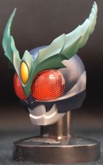 REALHEAD/一番星 ミカヅキマンジョー 黒成型/メタ青/金/銀/茶塗装 赤