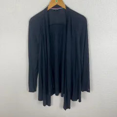 Tommy Hilfiger トミーヒルフィガー カーディガン 無地 ネイビー Mサイズ メンズ 古着 ストリート シンプル