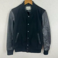 monkey time モンキータイム スタジャン 無地 ブラック メンズ 古着 モード ストリート　レザー