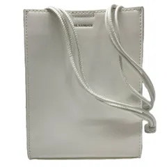 ジルサンダー タングル スモール ショルダーバッグ クロスボディバッグ ロゴ レザー ホワイト J07WG0001P4841106 JIL SANDER 上品 洗練 ミニマル デイリー