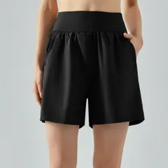 ☆ ブラック ☆ Lサイズ ☆ ヨガパンツ ヨガウェア トレーニングパンツ ヨガパンツ ショートパンツ ヨガウェア ヨガ パンツ スポーツウエア トレーニングパンツ ヨガウエア ショート 短め レディース フィットネスパンツ ショート丈 ピラティス