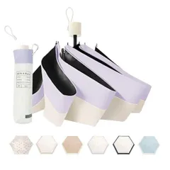 【テレビCM放送中！軽量140g~150g】日傘 晴雨兼用 【99.9％完全遮光】折りたたみ式 折りたたみ傘 ケース付き 小型 折り畳み傘 耐風