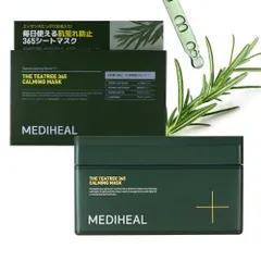 MEDIHEAL(メディヒール) THE TEATREE 365 カーミングマスク 大容量 毎日使える肌バランスケア シートパック30枚