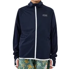 [オーシャンパシフィック] ラッシュガード スタンドカラー 593460 キッズ ネイビー 140