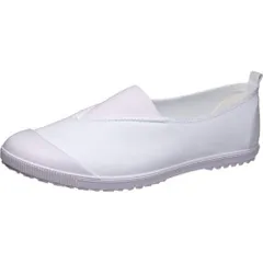 [アサヒ] 上履き バレーシューズ 日本製 三角甲14cm~29cm キッズ 男子 女子 AHSF 20VK ホワイト 22.5 cm 2E