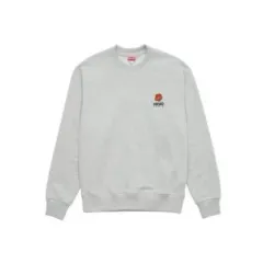 メンズ KENZO ケンゾー ミニボーク フラワー グレー スウェット XXL