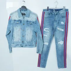 M STAPLE ステイプル ピジョン ペイント ダメージ デニム トラック セットアップ