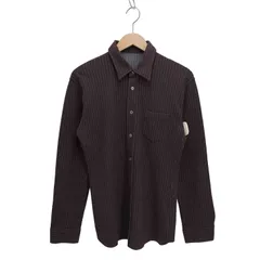 コムサイズム COMME CA ISM ピンストライプ レギュラーカラー シャツ メンズ JPN：L 