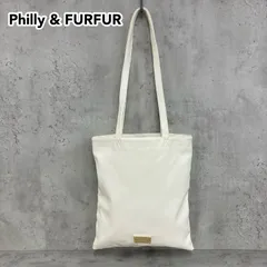 Philly chocolate × FUR FUR コラボ トートバッグ 白 フィリーチョコレート ファーファー 別注 限定 完売品 肩掛け A4収納可能 ゴールドプレート エコレザー フェイクレザー 裏地ピンク 清楚 地雷系 ★ ■■