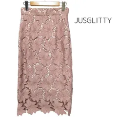 JUSGLITTY　ジャスグリッティー　スカート　レース　タイト　送料込み　S　977252