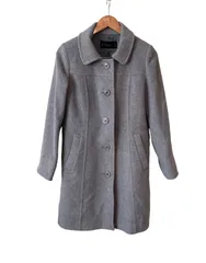 Z1725 Caracassom ウールコート　レディース　グレー　M〜Lサイズ
