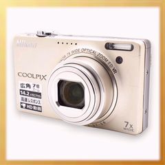 極美品｜Nikon COOLPIX S6000 シャンパンシルバー クールピクス