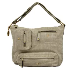 TOD'S(トッズ) ショルダーバッグ - ベージュ レザー