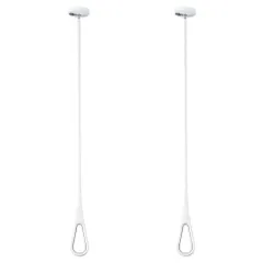 新品 ナスタ AirHoop エアフープ 室内専用 2本セット ホワイトXグレー M KS-NRP020-MM-WGR 1組