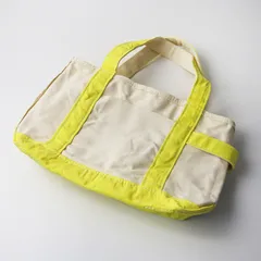 テンベア TEMBEA TOTE BAG MEDIUM トートバッグ ｜ナチュラル イエロー ハンドバッグ 巾着【2400014759334】