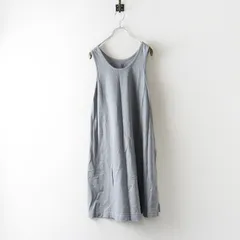 ネストローブ nest Robe オーガニックコットン ノースリーブワンピース F グレー┃チュニック トップス【2400014726749】