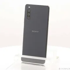 〔中古品〕 Xperia 10 III 128GB ブラック SOG04 auロック解除SIMフリー【258】