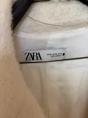 ZARA アイボリー ロング コート (新品)