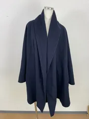 NATURAL BEAUTY ナチュラルビューティー M レディース ピーコート・ウールコート 紺 20260113-0004のサムネイル