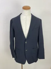 THE SUIT COMPANY ザスーツカンパニー 175cm-6Drop  メンズ ノーカラージャケット 　紺 20260113-0010