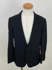 THE SUIT COMPANY ザスーツカンパニー 170cm-4Drop メンズ ノーカラージャケット 黒 20260113-0013