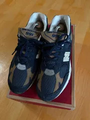 ニューバランス 991 M991DNB ネイビー ブラウン 275