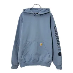 Carhartt カーハート スウェット パーカー ライトブルー(メンズ S)中古 古着 X1637